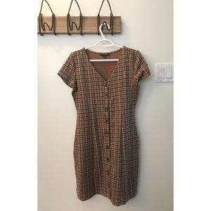 NWOT Plaid Style Dress
